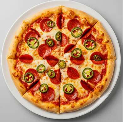 Pepperoni & Onion Pizza 