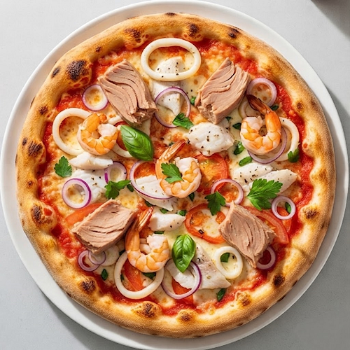 Seafood Special Pizza 
