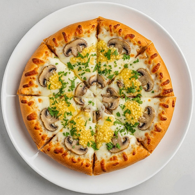 Garlic Bread With Cheese & Mushroom 